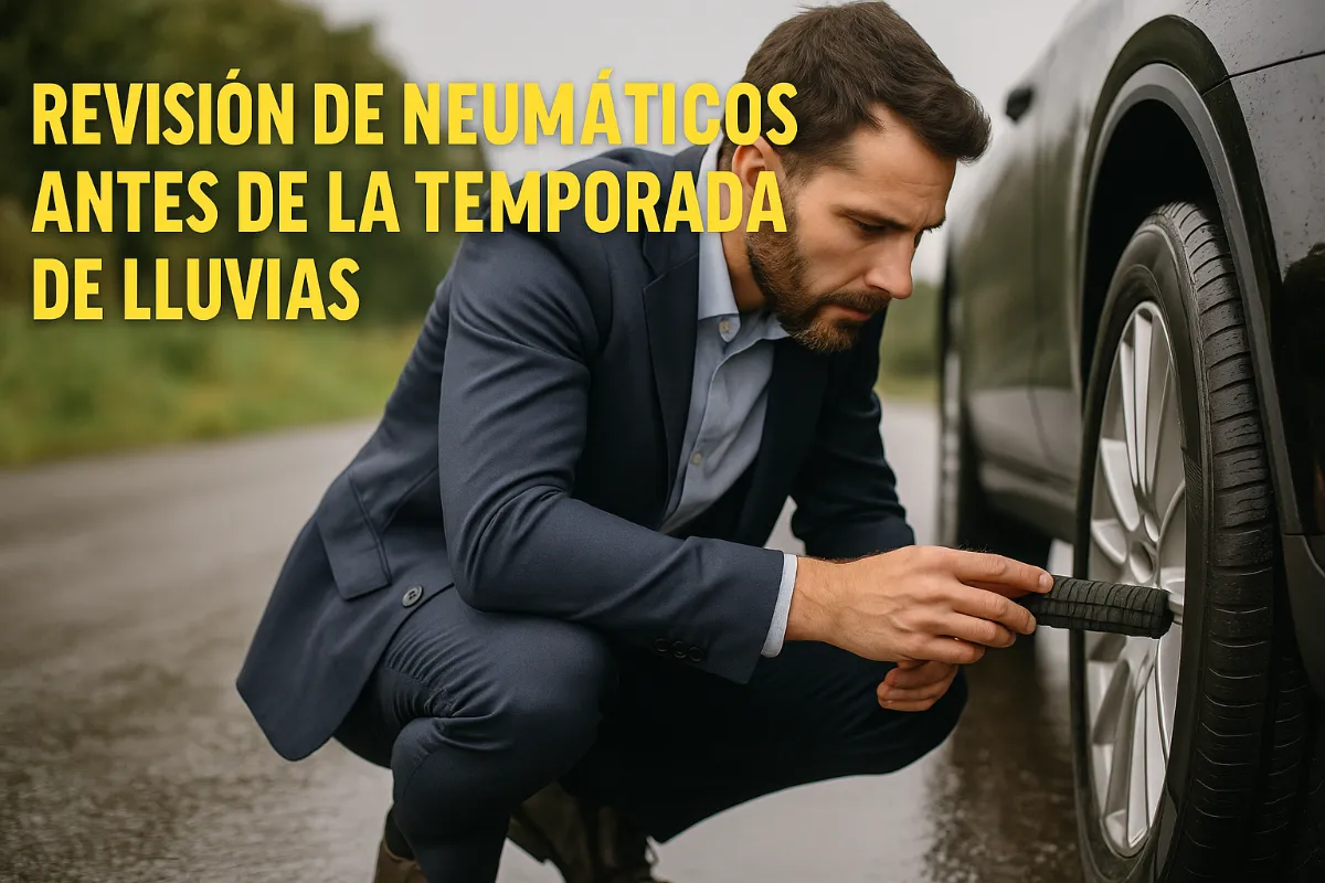 Revisión de neumáticos antes de la temporada de lluvias