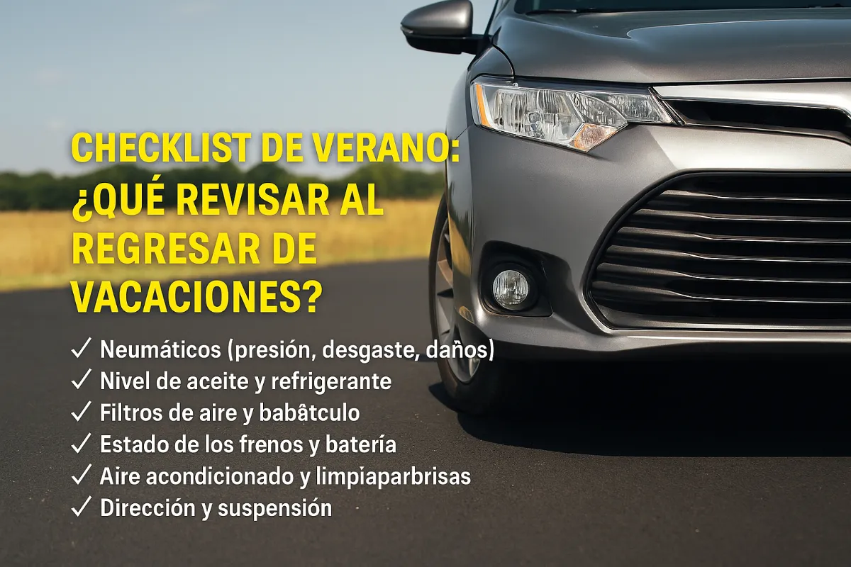 Checklist de verano: ¿Qué revisar al regresar de vacaciones?