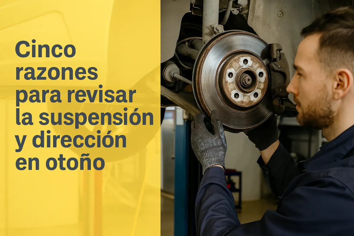 Cinco razones para revisar la suspensión y dirección en otoño