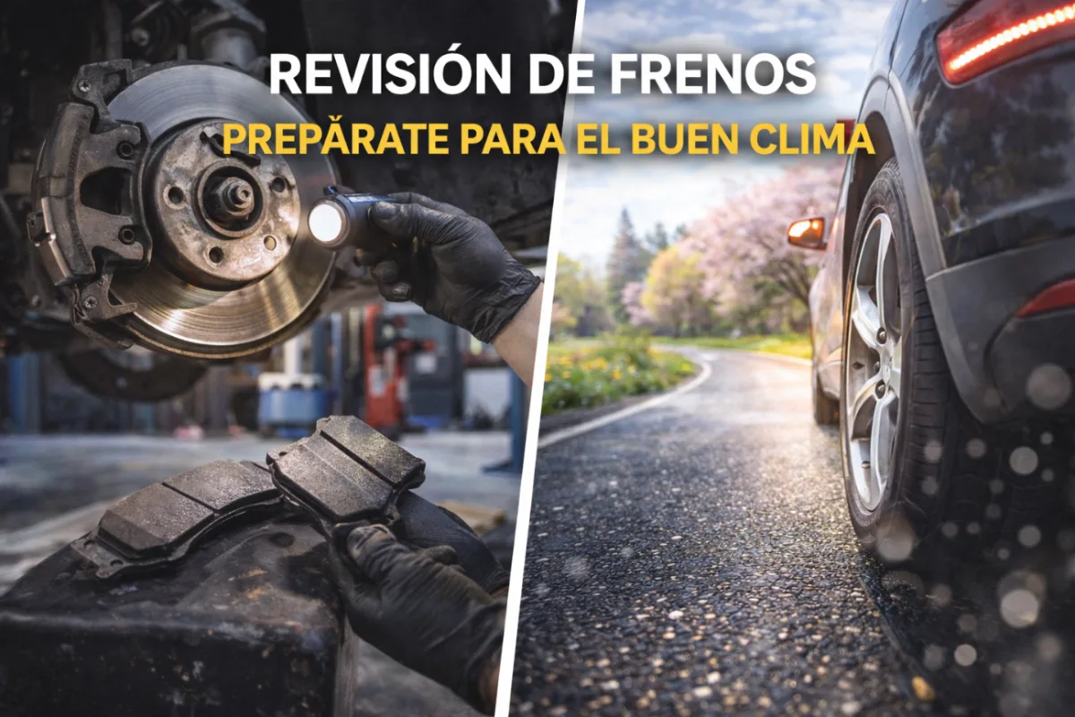 Revisión de frenos: La importancia de estar listo para el buen clima