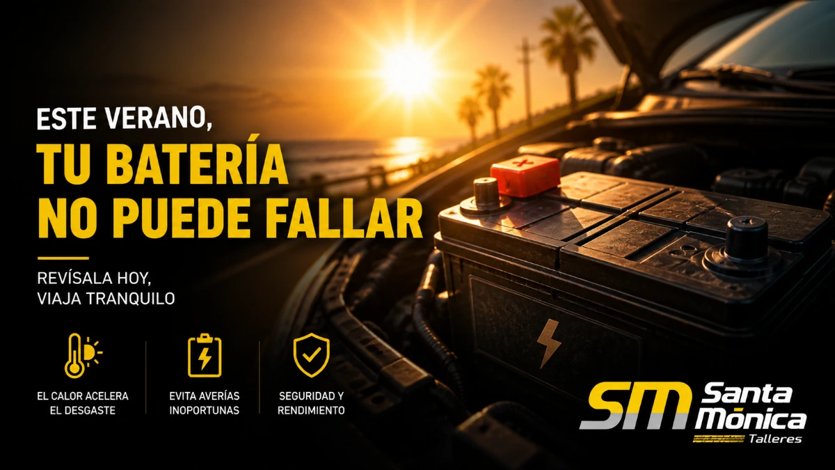 ¿Por qué es importante revisar la batería del coche antes del verano?