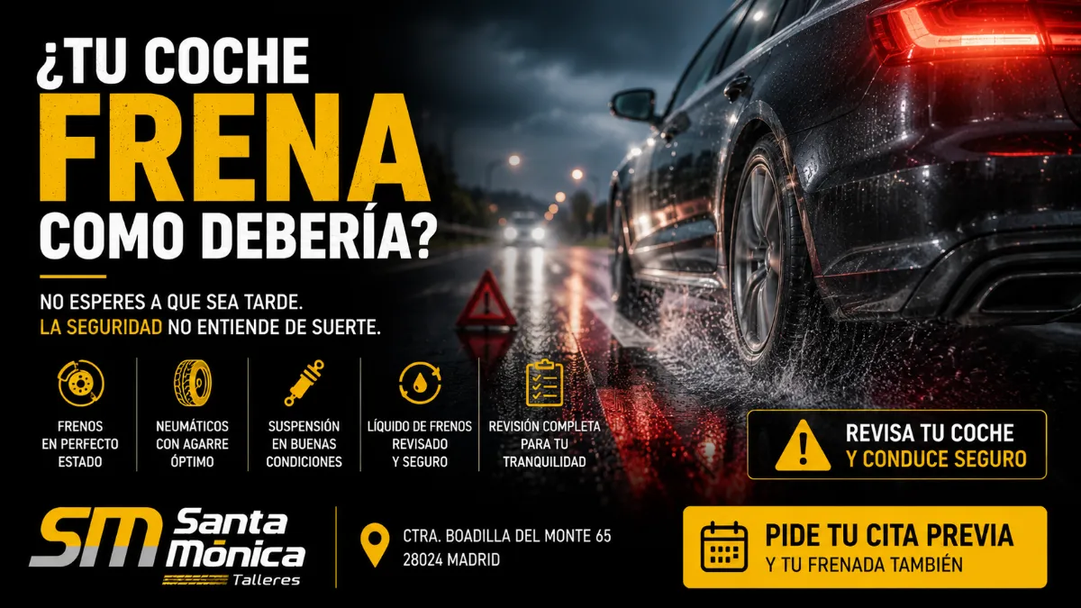 ¿Por qué tu coche tarda más en frenar? Señales que no debes ignorar