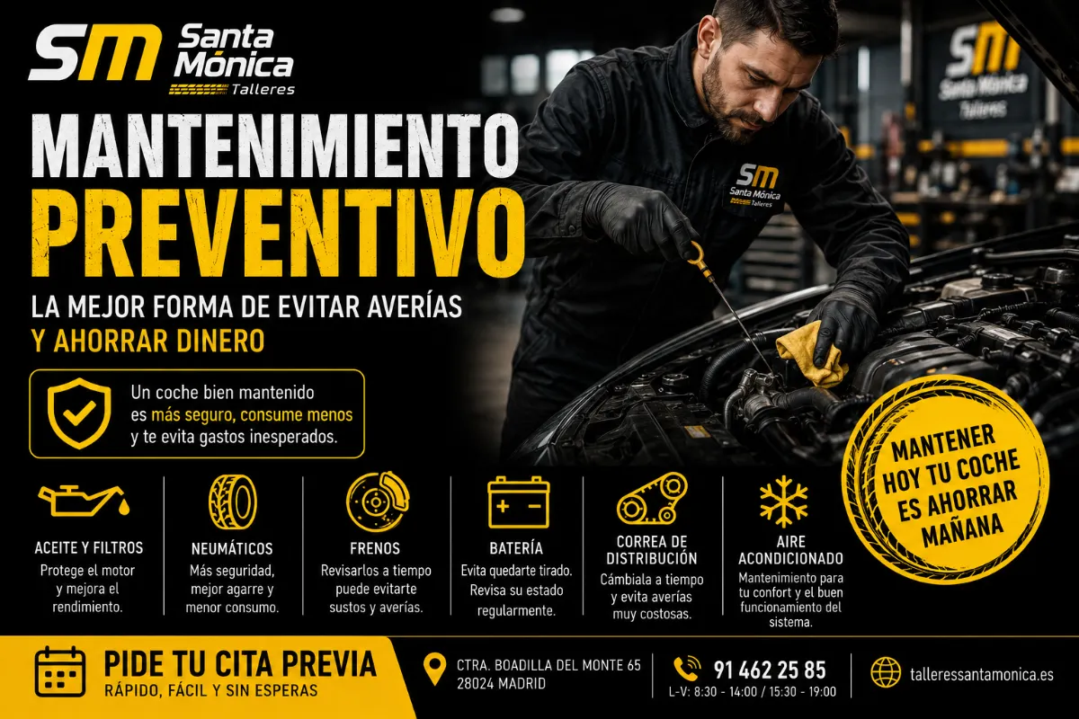 Mantenimiento preventivo del coche: la mejor forma de evitar averías y ahorrar dinero