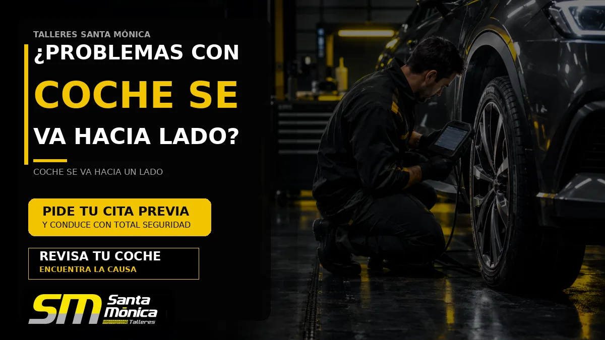 Coche se va hacia un lado al conducir: causas y qué revisar