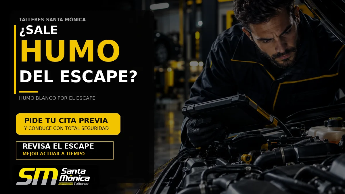 Humo blanco por el escape: causas, cuándo preocuparse y qué revisar
