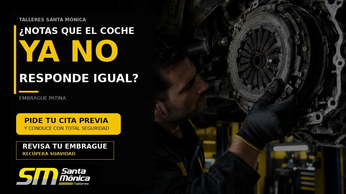 Embrague que patina: síntomas, causas y cuándo acudir al taller