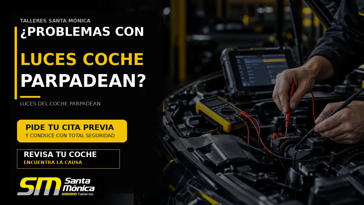 Luces del coche que parpadean o pierden intensidad: causas y cuándo revisar el sistema eléctrico