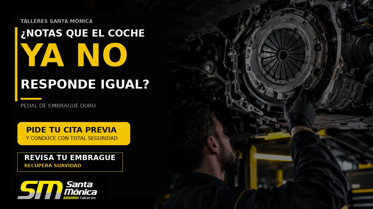 Pedal de embrague duro: causas posibles y cuándo llevar el coche al taller